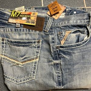 Ariat M7 Rocker Jeans. 38x38. Low Rise. Wider Boot Cut. Brand new with tags